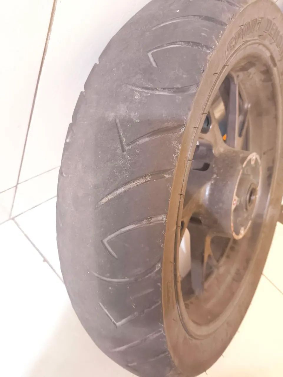 RODA TRASEIRA CB TWISTER 16/22 USADA - Foto 3