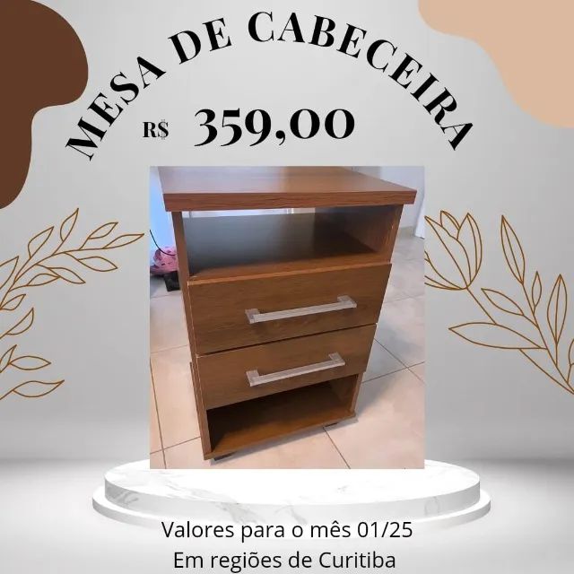 Promoção Mesa Cabeceira  - 06/01   