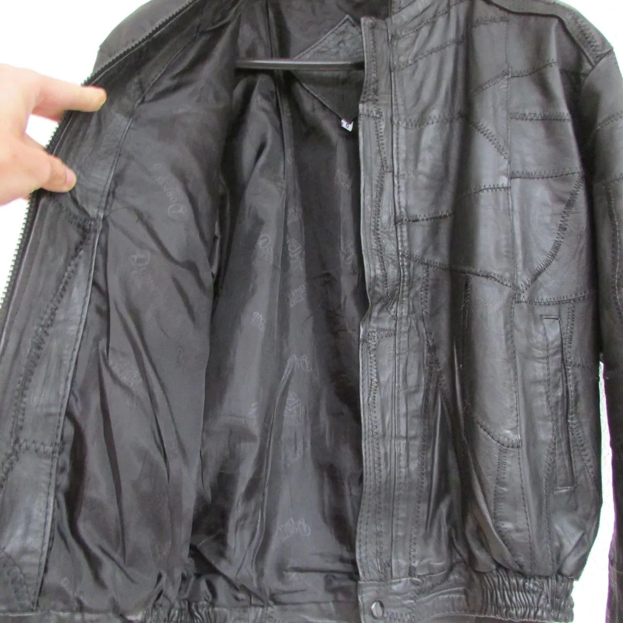 Jaqueta de Couro marca Dormeuil england - Foto 5