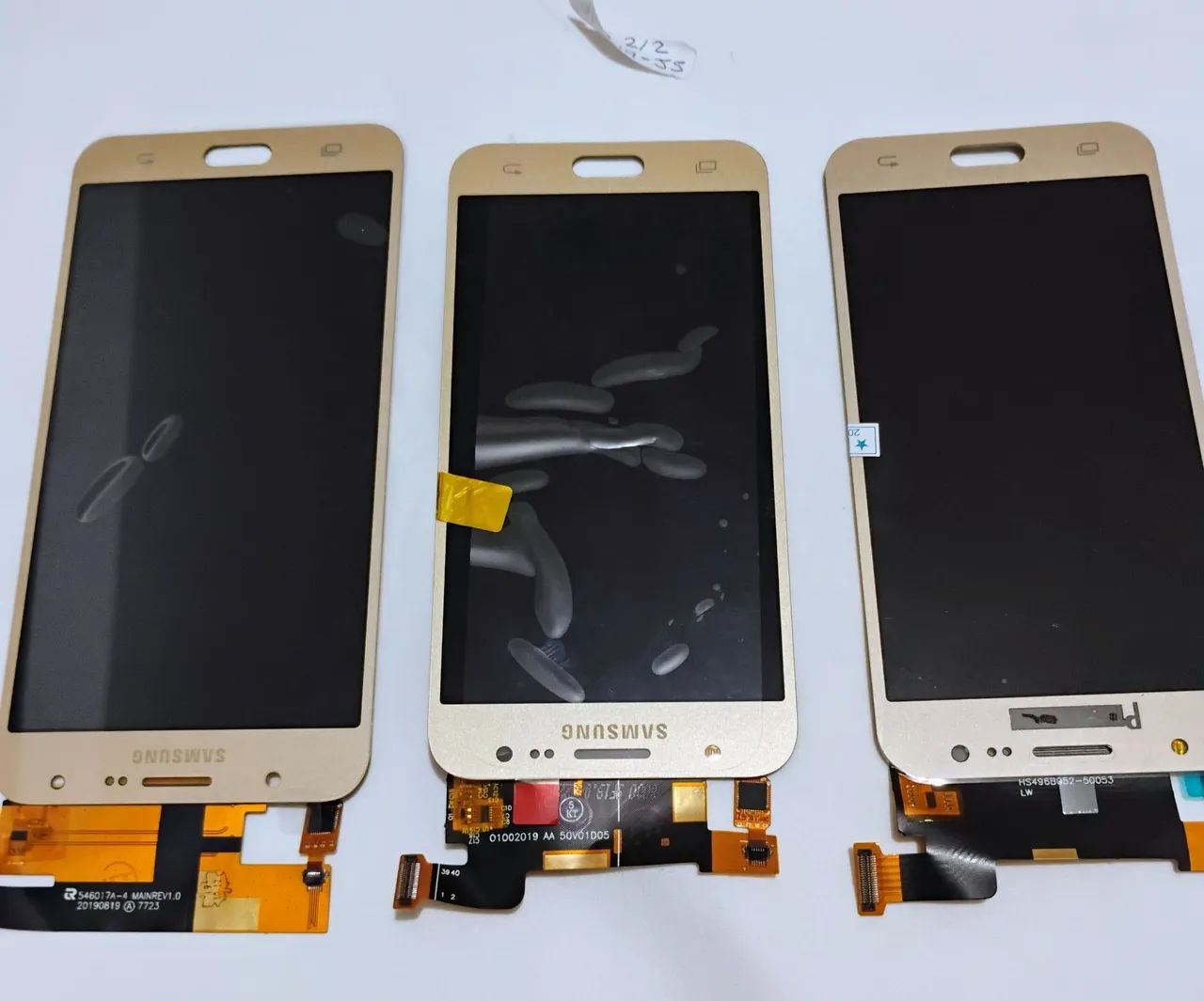 3 Telas frontal J5 e J7 Samsung 