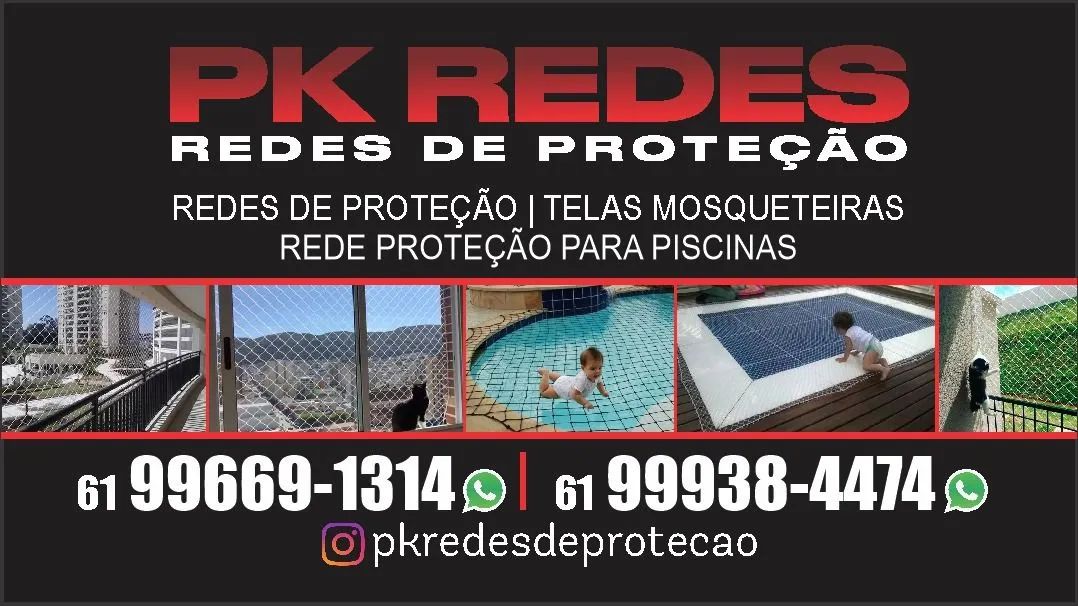 Rede de proteção tela mosquiteira 