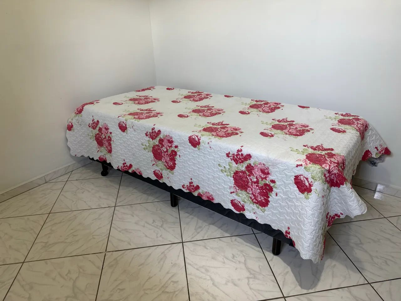 Cama box solteiro com colchão de 240 molas - Foto 5