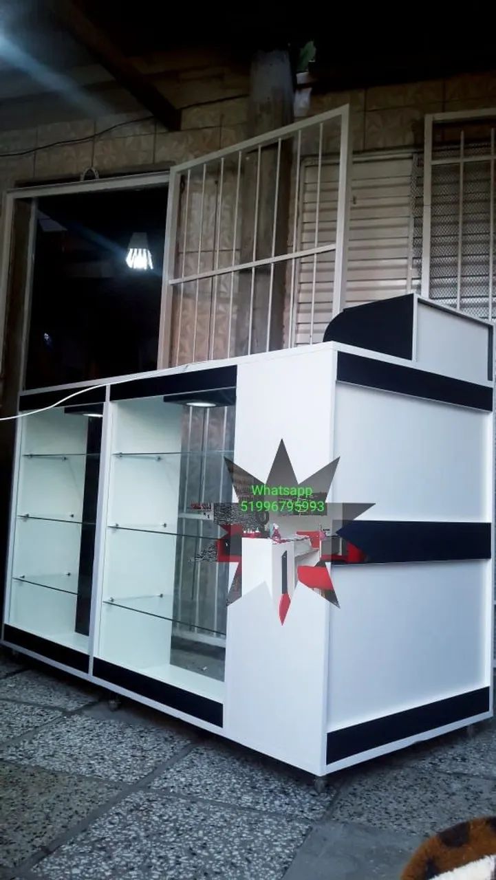 Balcão caixa e vitrine fabricamos diversos modelos e valores 