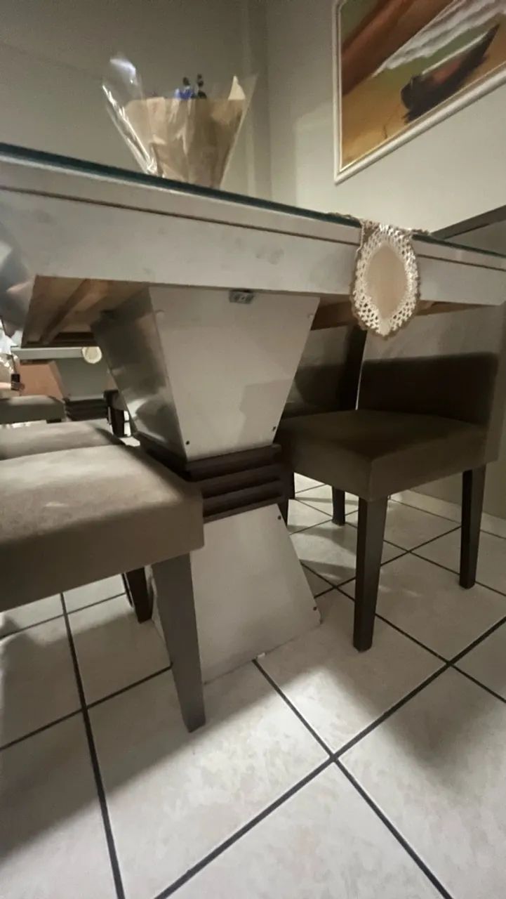 Mesa com jogo de cadeiras  - Foto 3