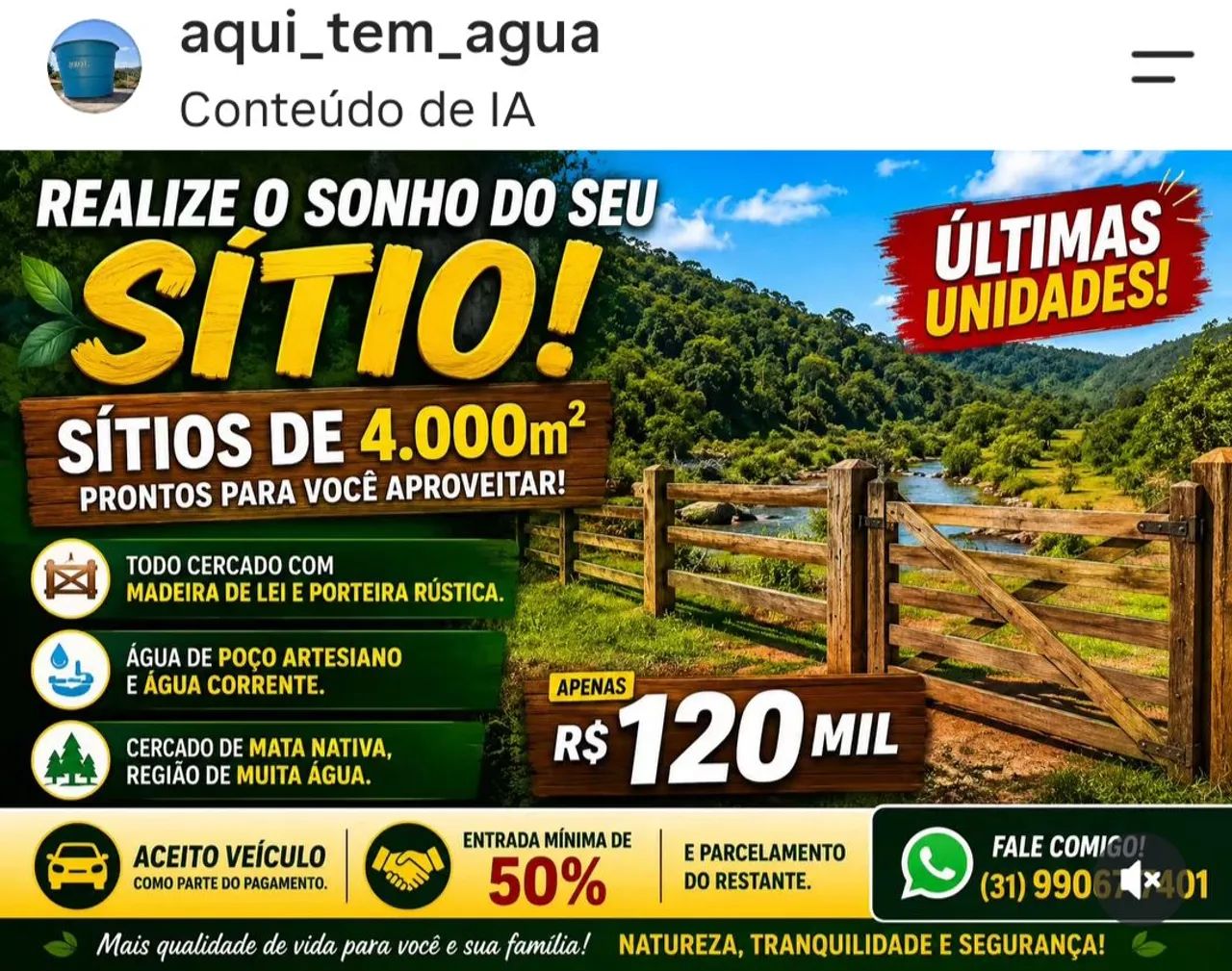 Chácaras 4.000mts muita água  - Foto 5