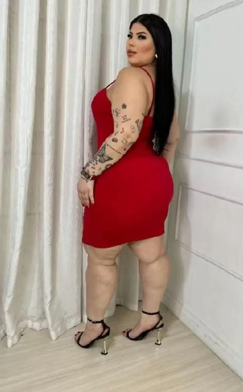 Roupa Vestido vermelho GG plus size g3 (54) - Foto 3