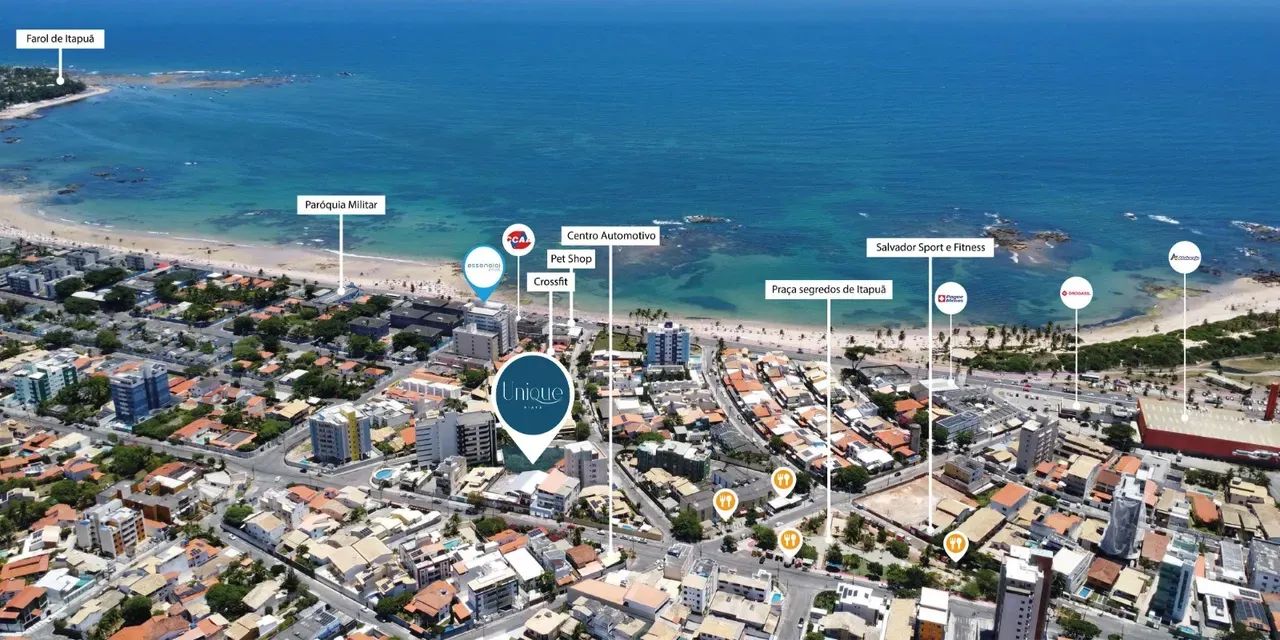 Unique Piatã, 2 E 3 Quartos, Opções De 52M² Ou 72M² E 1 Ou 2 Vagas De Garagem. 1AHQKHF - Foto 2