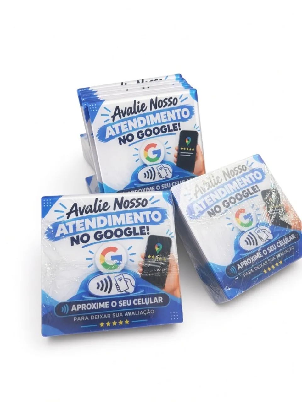 Placa NFC Google Reviews - Transforme clientes em avaliações 5 estrelas - Foto 2