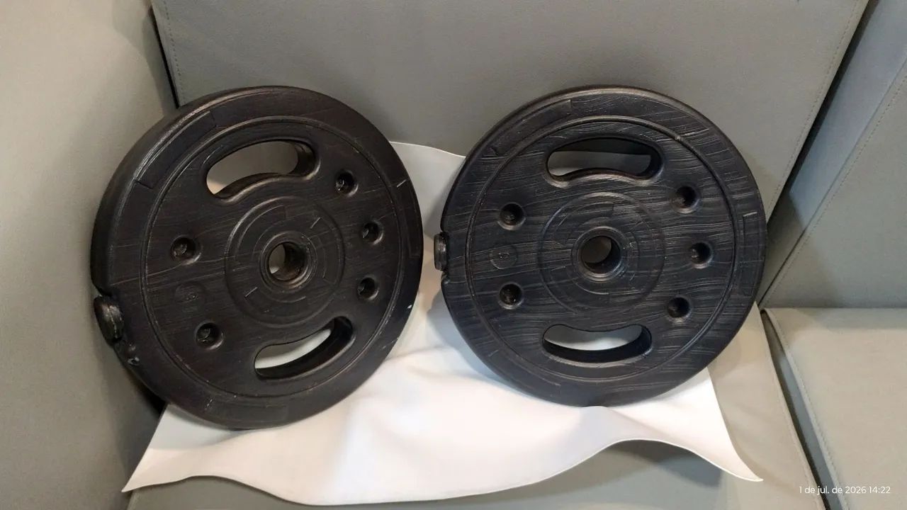 PAR DE ANILHAS DE 5KG 