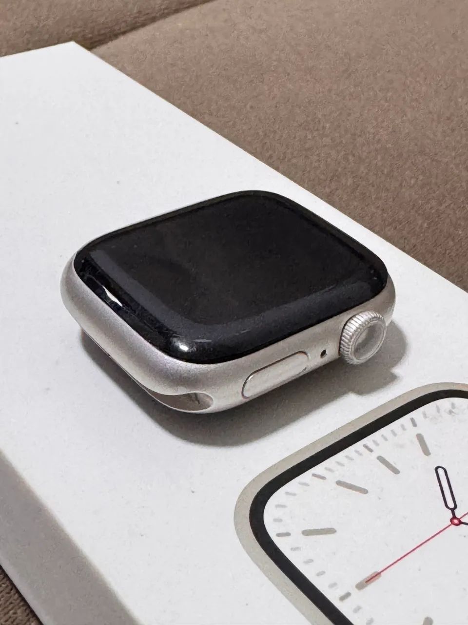 Apple Watch Séries 7 prata , 41mm Zerinho - Foto 4