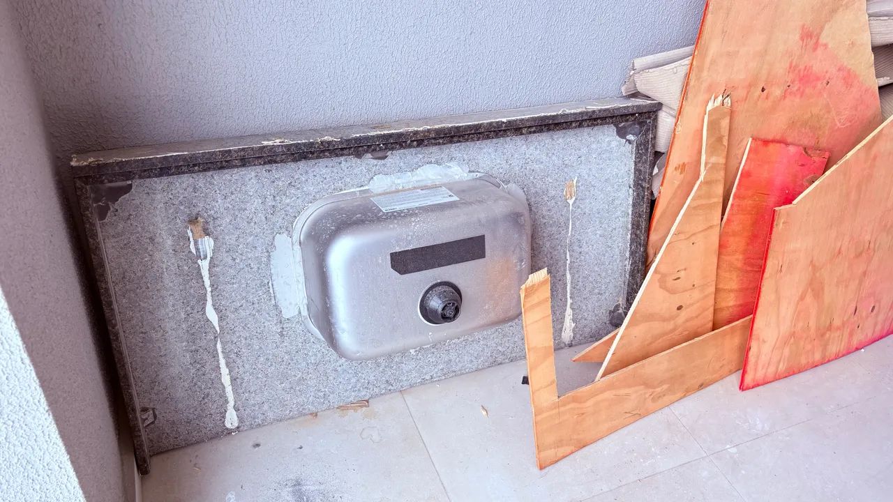 Bancada em granito Verde Ubatuba 120X60cm - Foto 2