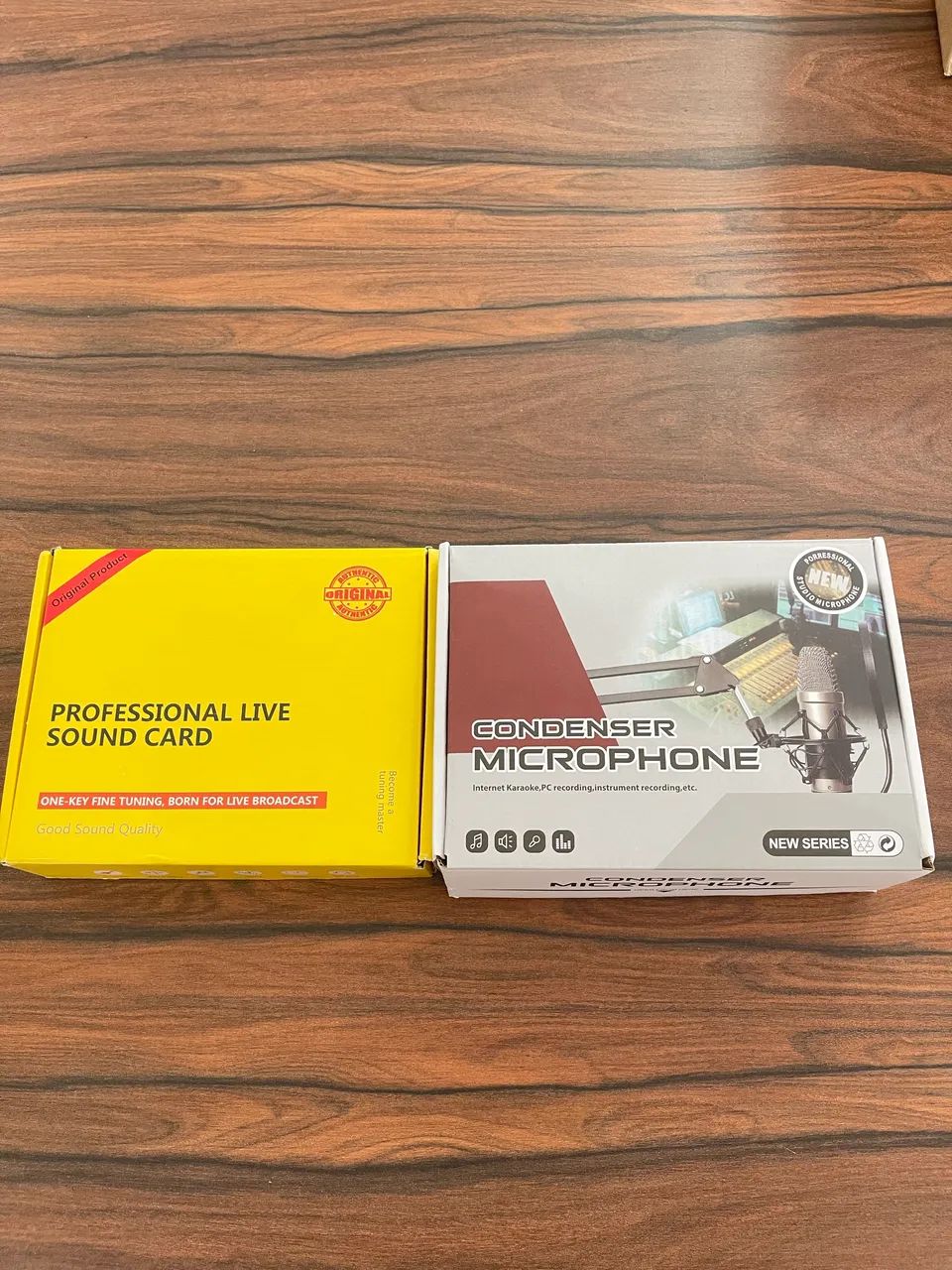 Microfone BM800 mais Placa de Som V8 na caixa - Foto 4
