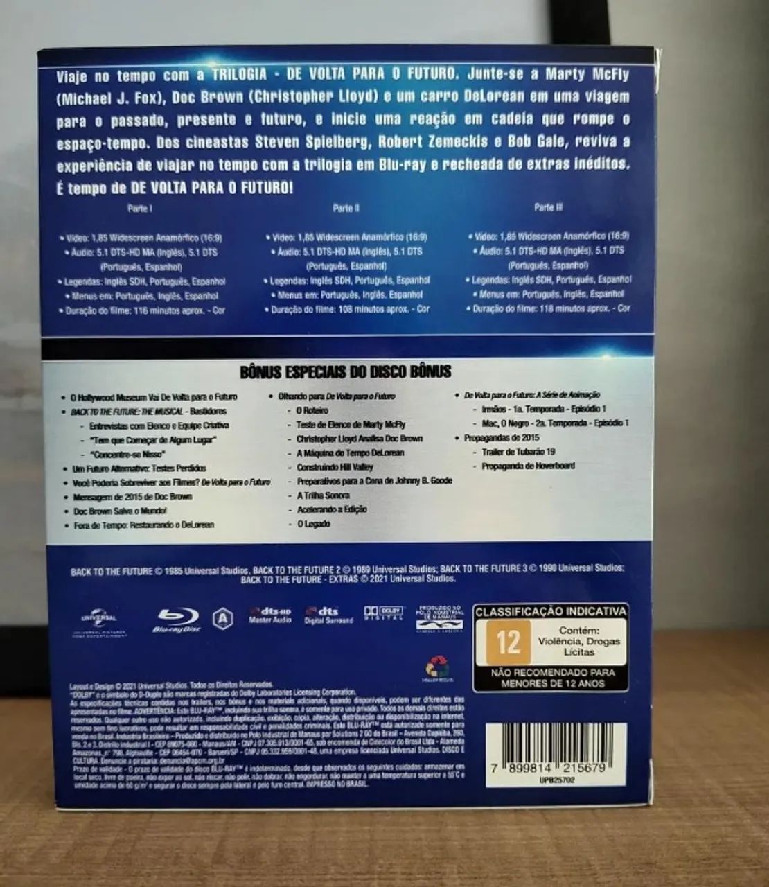 Box Blu Ray De Volta Para o Futuro - Foto 2