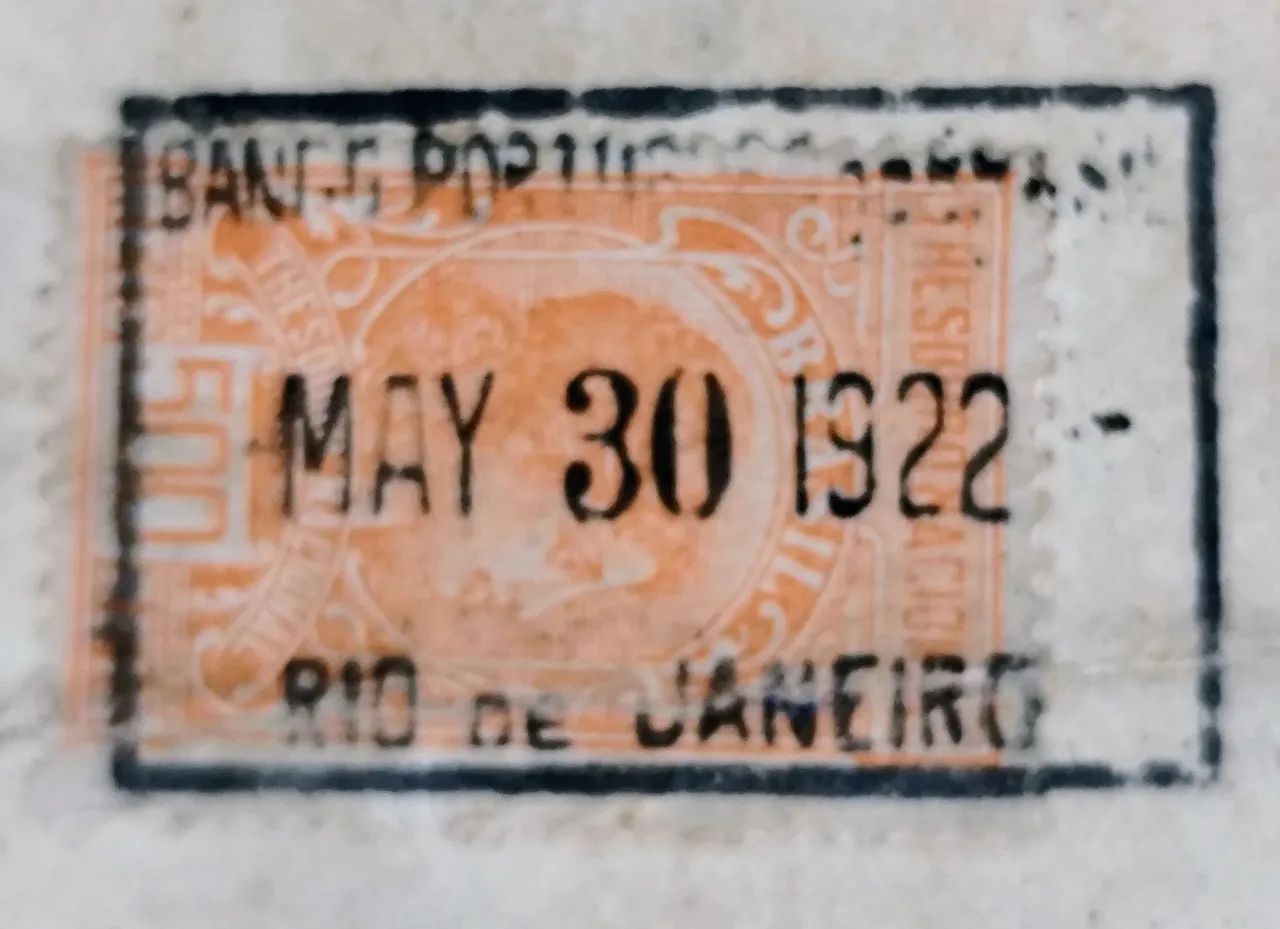 Documento do Banco Português do Brasil,  1922 - Foto 3