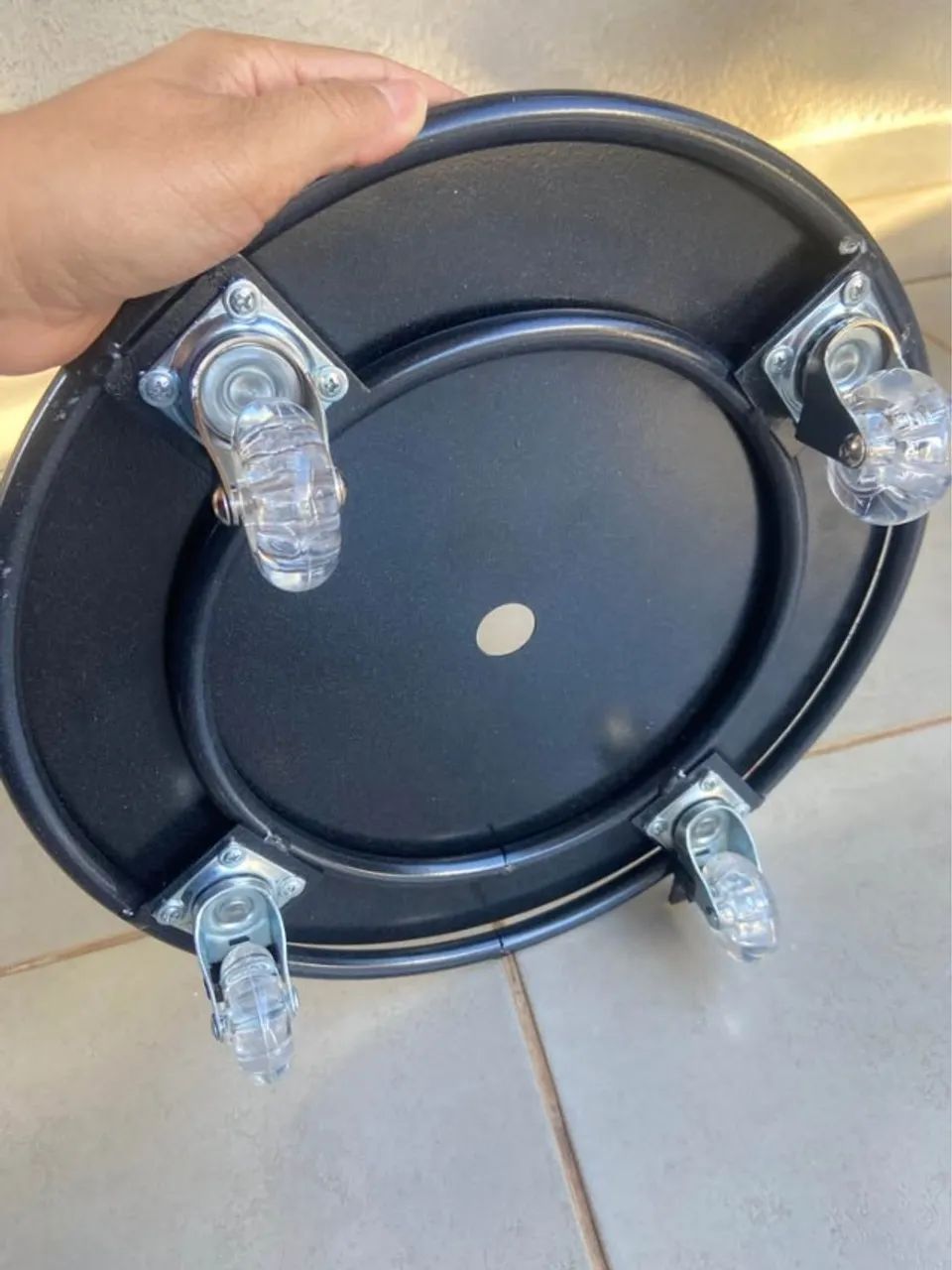 SUPORTE PARA VASO DE PLANTA COM RODINHA  SUPORTA 120kilos - Foto 4
