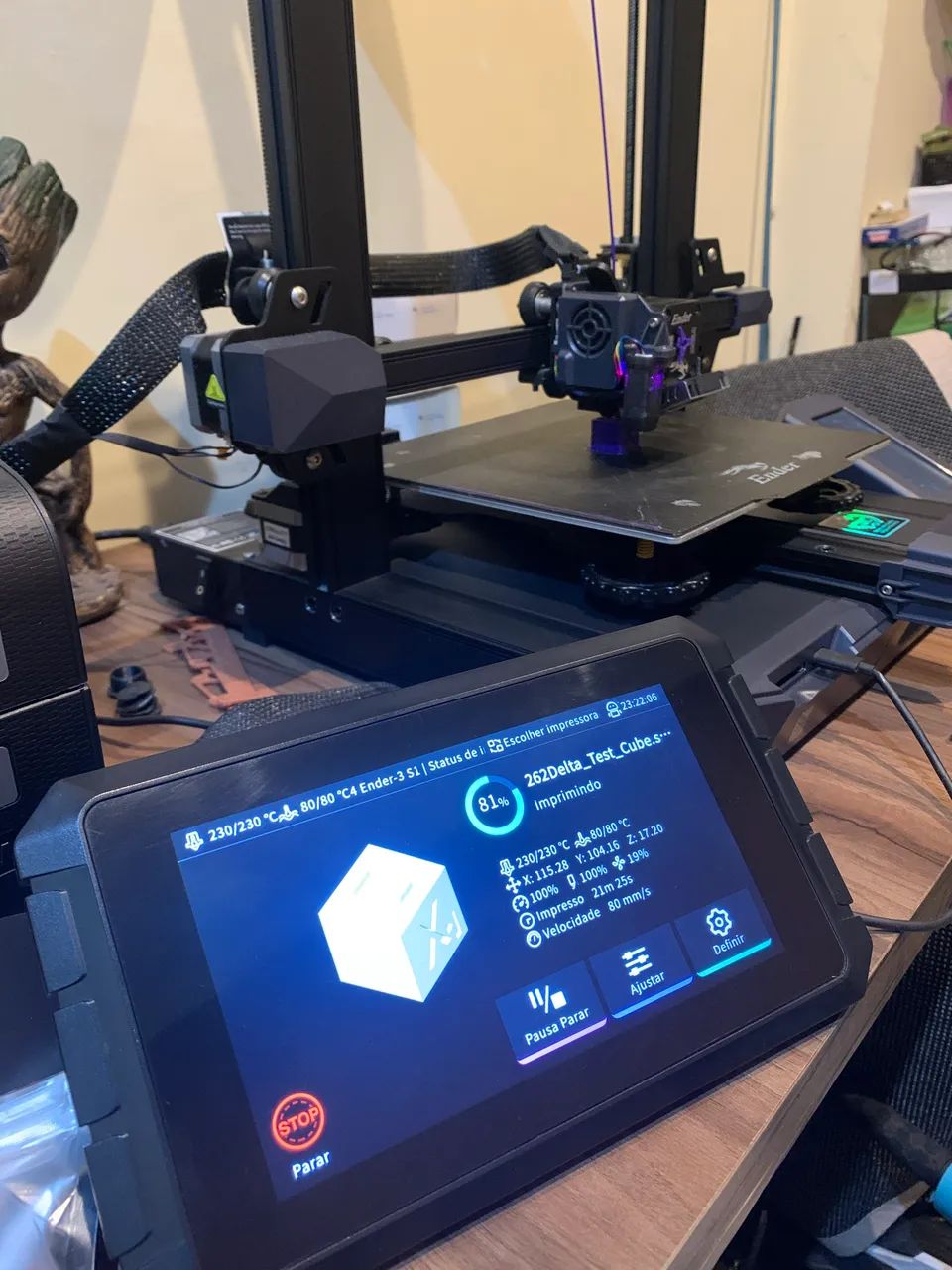 Impressora 3D Creality - Ender 3 S1 + Sonic Pad - Foto 4
