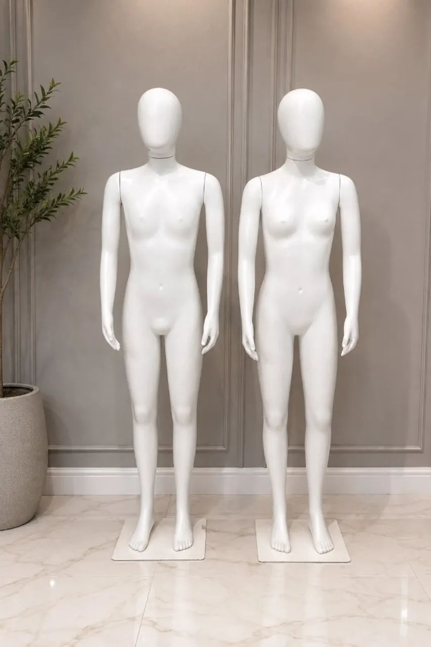 Vendo 5 Manequins Casca de Ovo - Foto 2