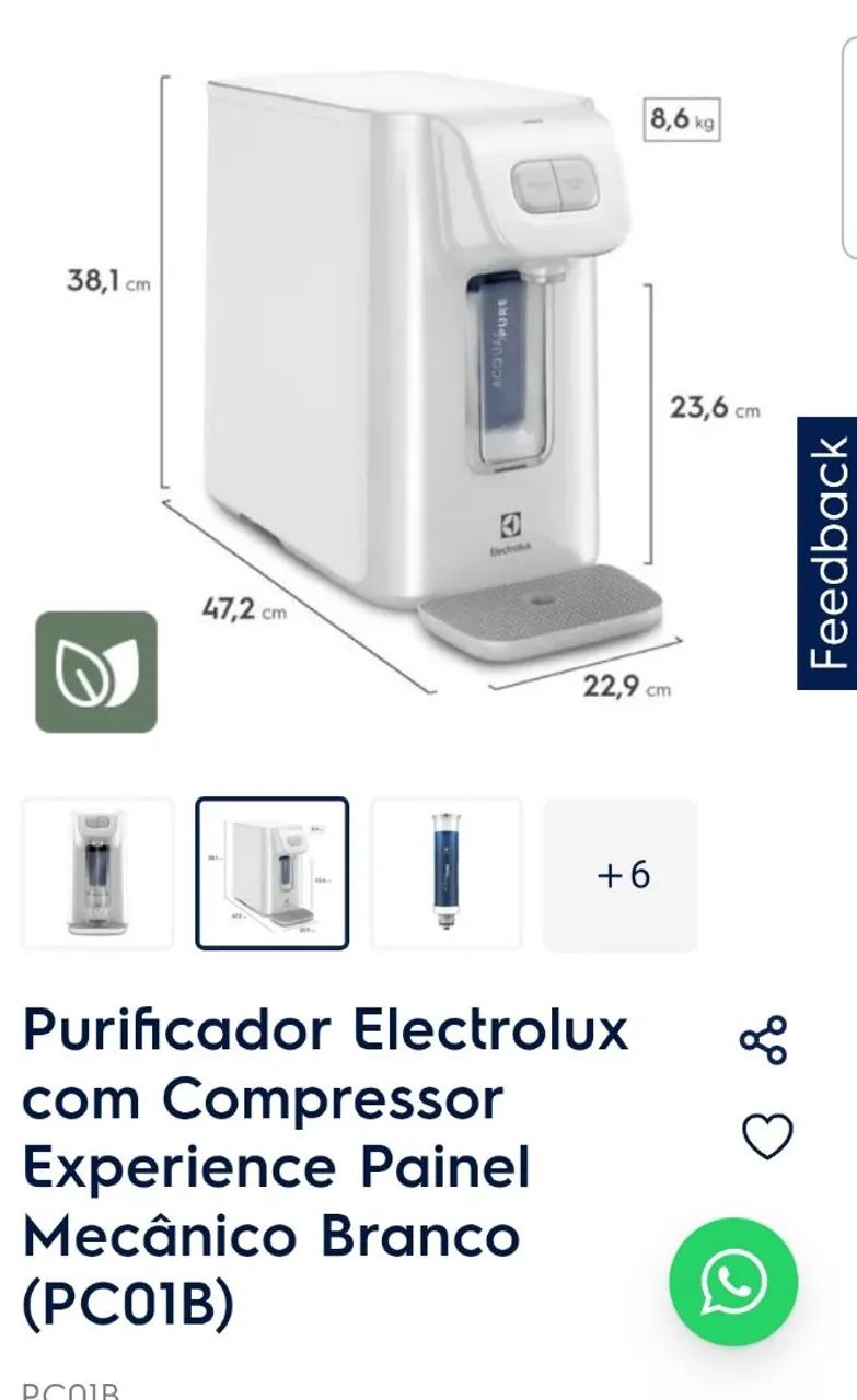 PURIFICADOR ELETROLUX  - Foto 2