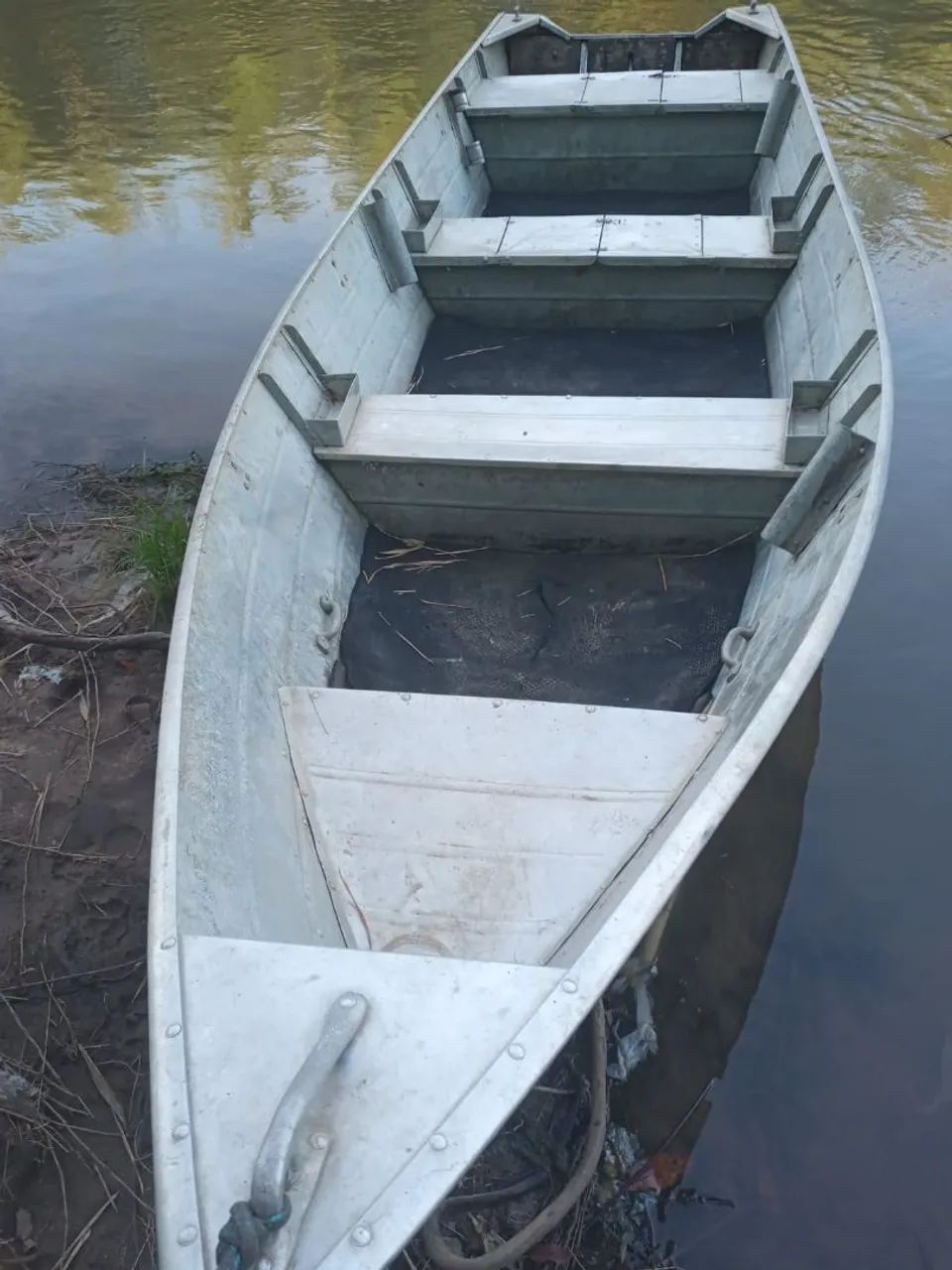 Motor Yamaha 15 e Barco Alumínio 5m. - Foto 4