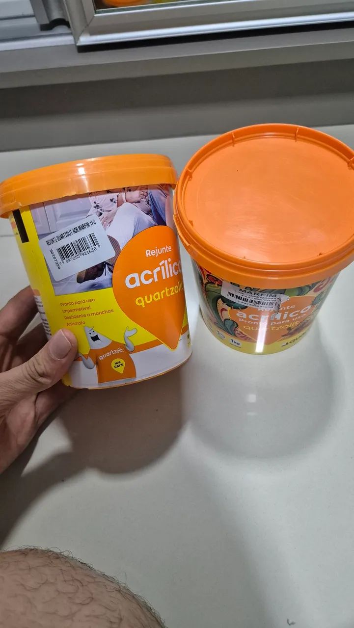 Rejunte acrílico quartzolit - cor marfim