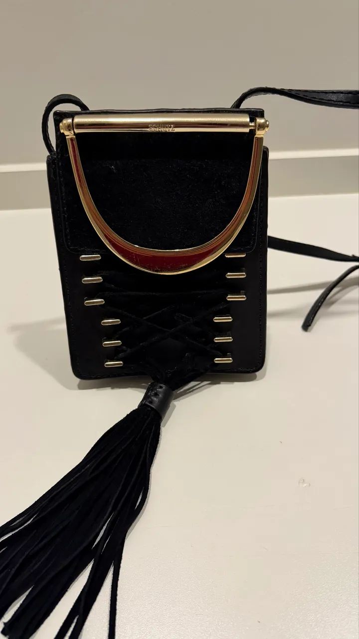 Mini bolsa Schutz preta - Foto 2