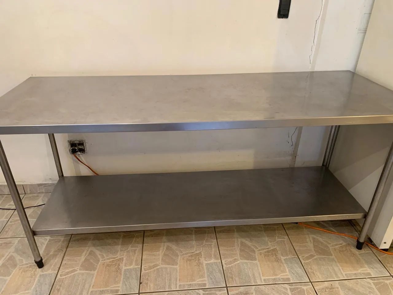 Bancada inox para cozinha profissional  - Foto 3