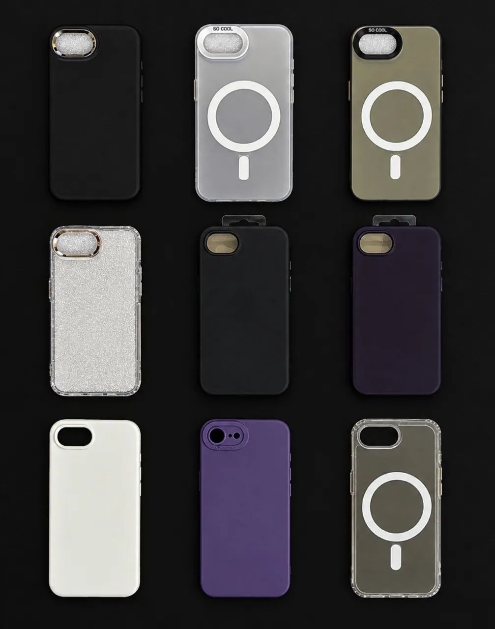 Kit 9 case/capas iPhone 16e