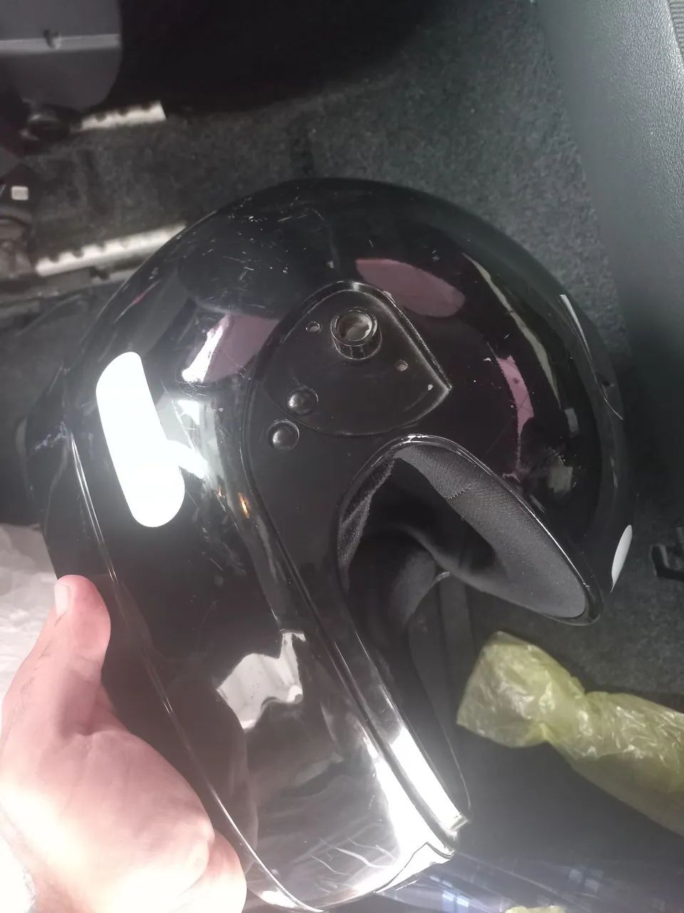 Capacete moto usado ebf - Foto 2