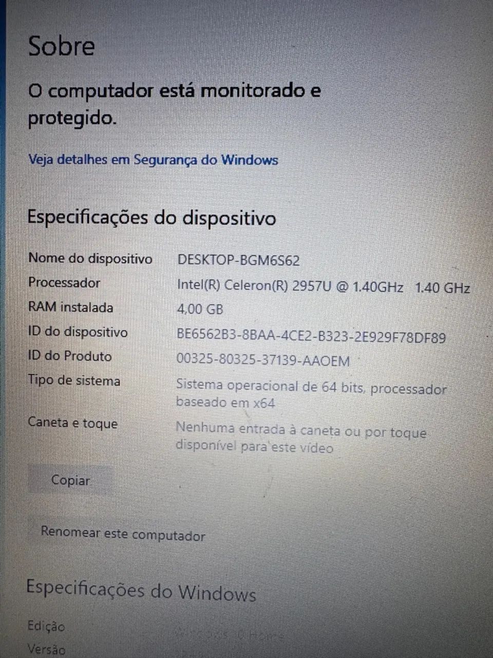 Notebook Dell Celeron 2957U 1.4Ghz - Foto 2