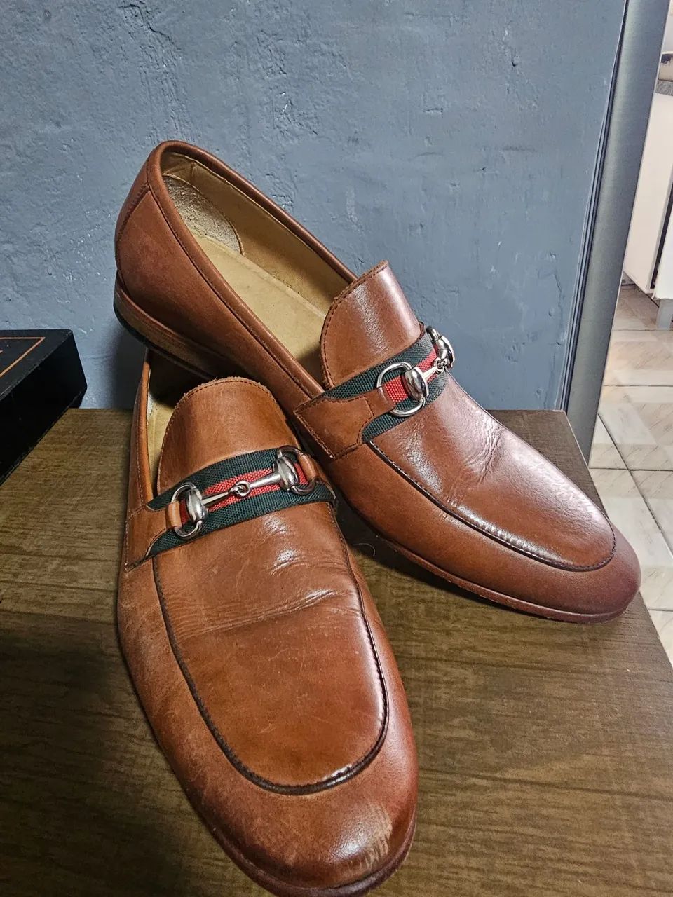 Sapato couro legítimo Frank estilo mocassim