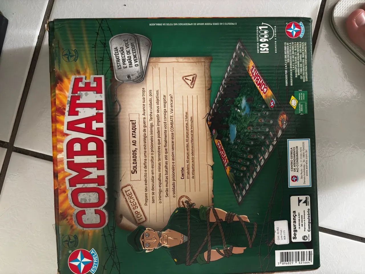 Jogo de tabuleiro Combate nunca usado  - Foto 2