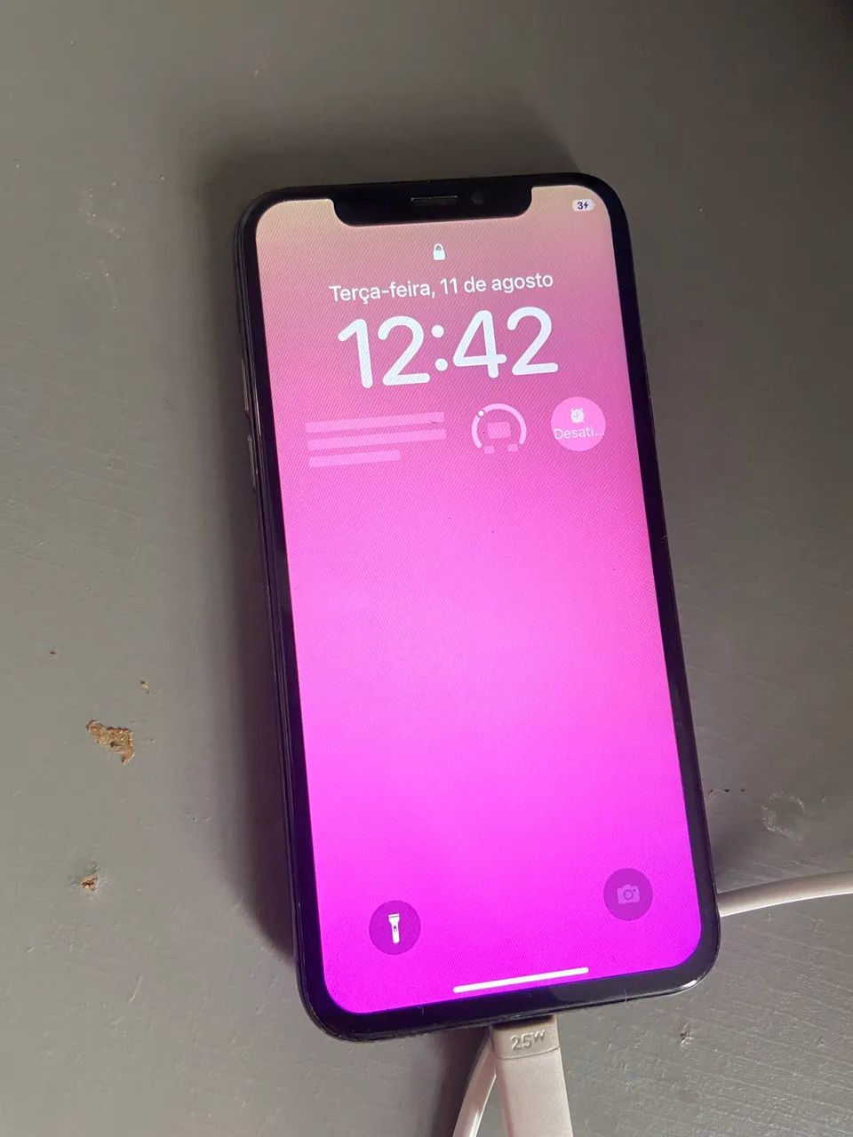 iPhone X , 256gb , chip só virtual  - Foto 2