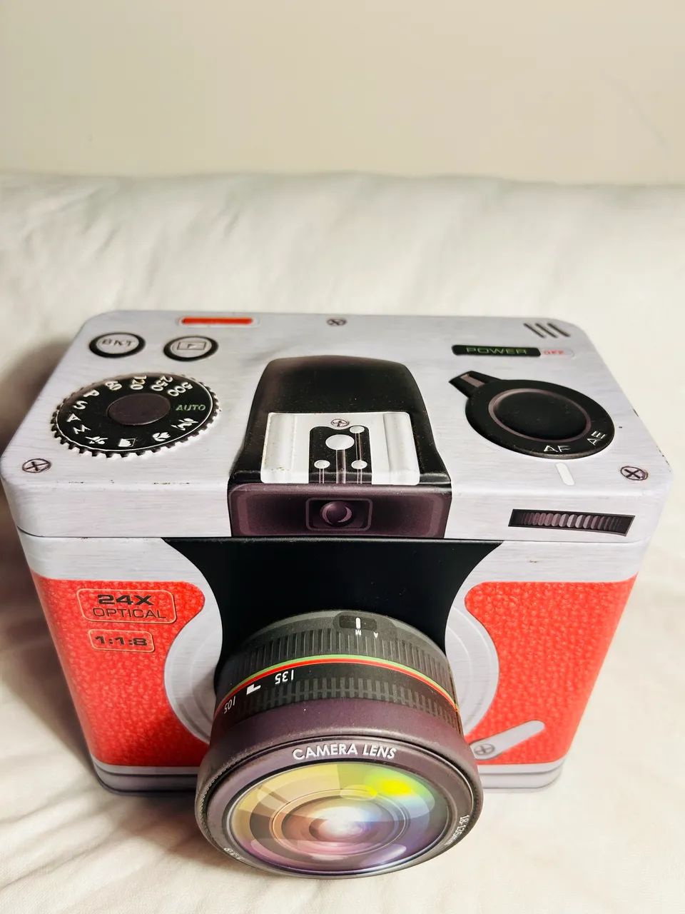 Pote Decorativo em Formato de Câmera Fotográfica - Foto 3