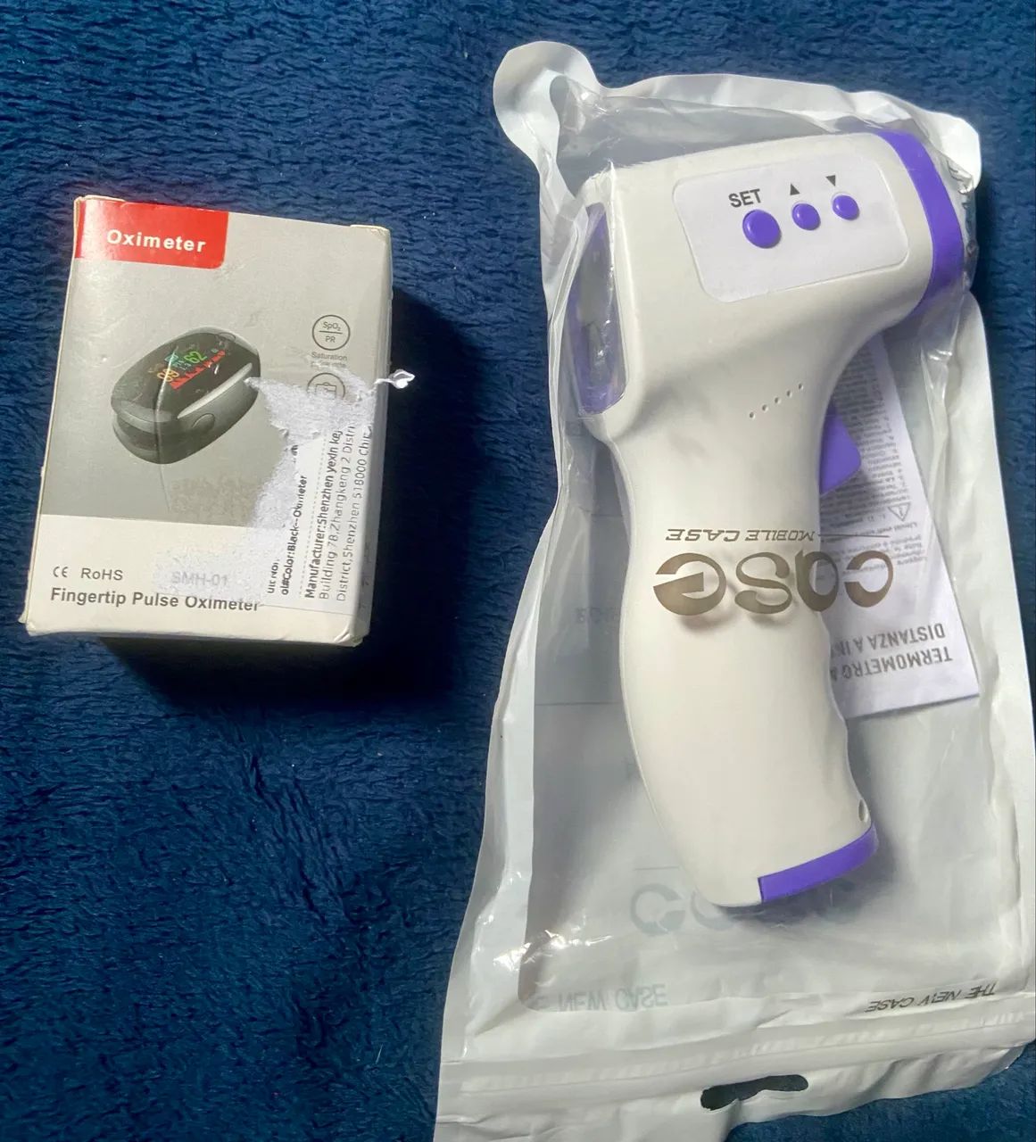 KIT TERMÔMETRO E OXÍMETRO DIGITAL - OFERTAS - Foto 3