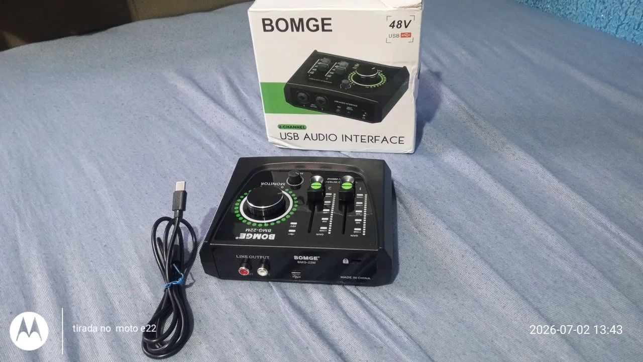 Interface de áudio bomge BMG 22   - Foto 2