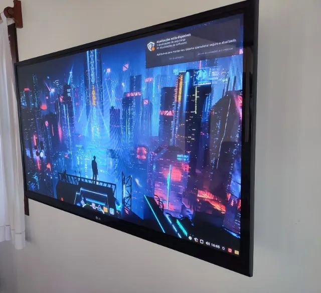 TV 50 polegadas LG perfeita, acompanha base e controle remoto original  - Foto 3