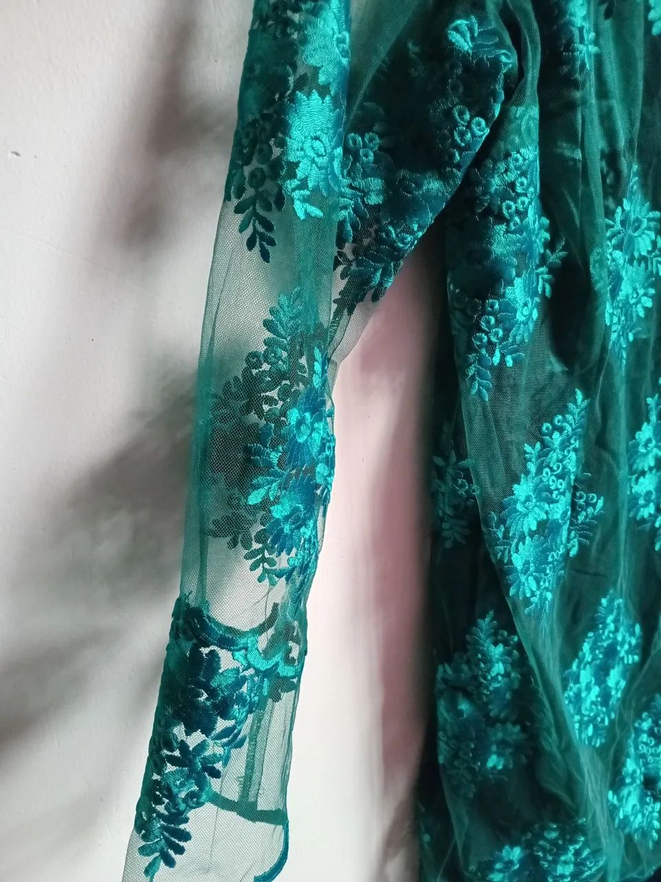 Vestido longo, verde Esmeralda.   - Foto 3