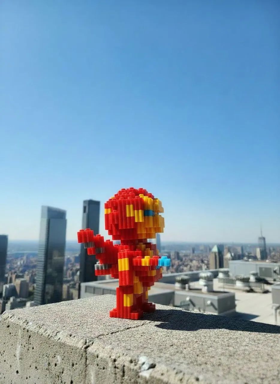 Boneco Blocos de Montar | Homem de Ferro  - Foto 2