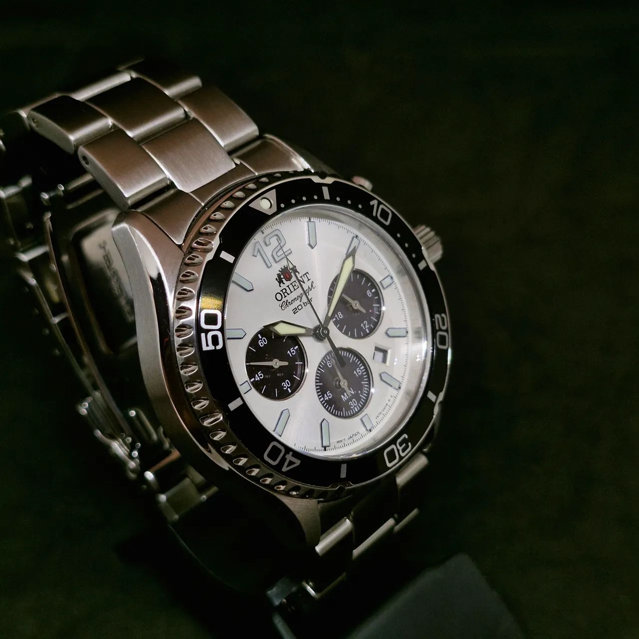 Orient Mako Solar Chronograph "Panda" - Foto 3