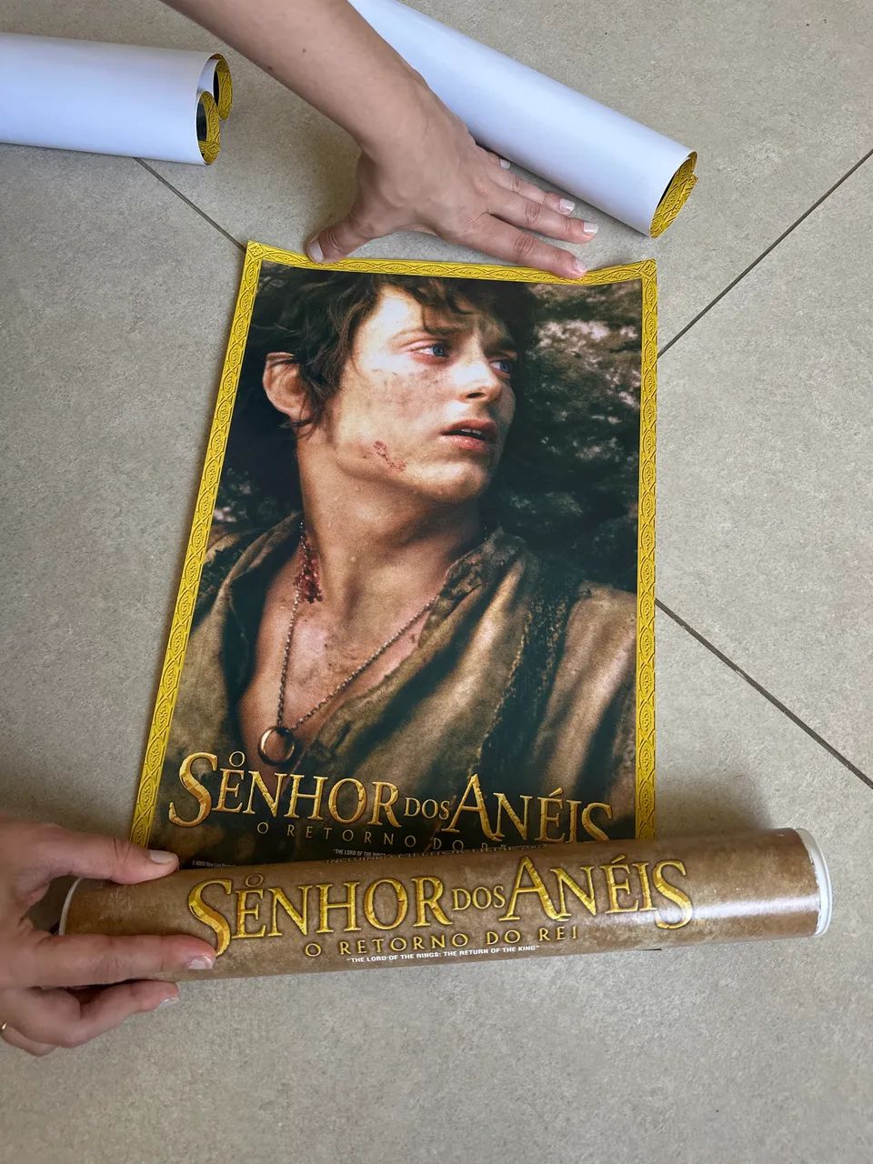 DVD Senhor dos Anéis O Retorno do Rei + 3 Posters originais - DVD
