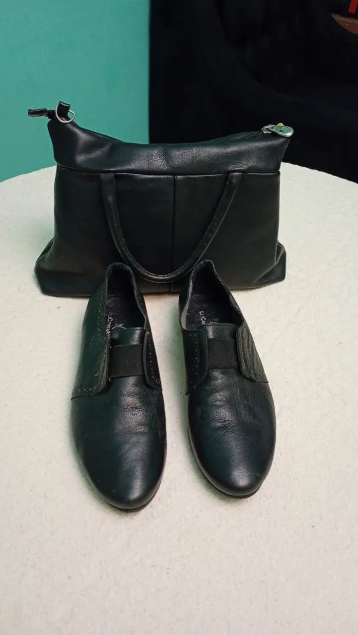 Sapato e bolsa