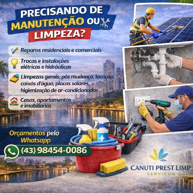 Manutenção Residencial e Limpezas