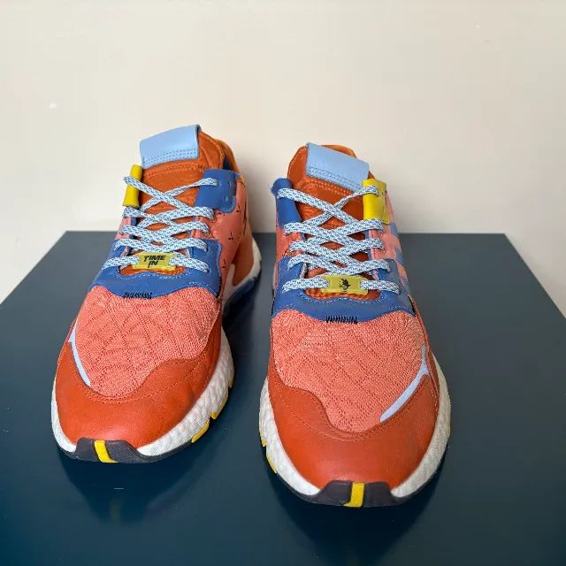 adidas nite jogger ninja amber tint. tamanho 44 (us 12