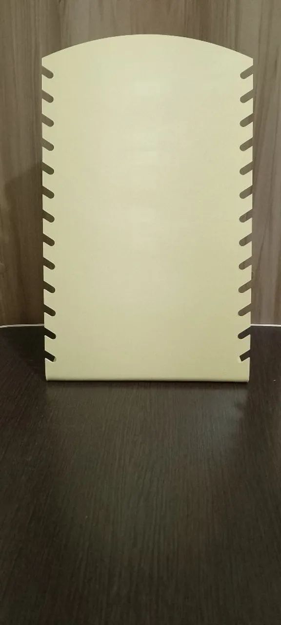 Expositor de Cordões em Acrílico Creme
