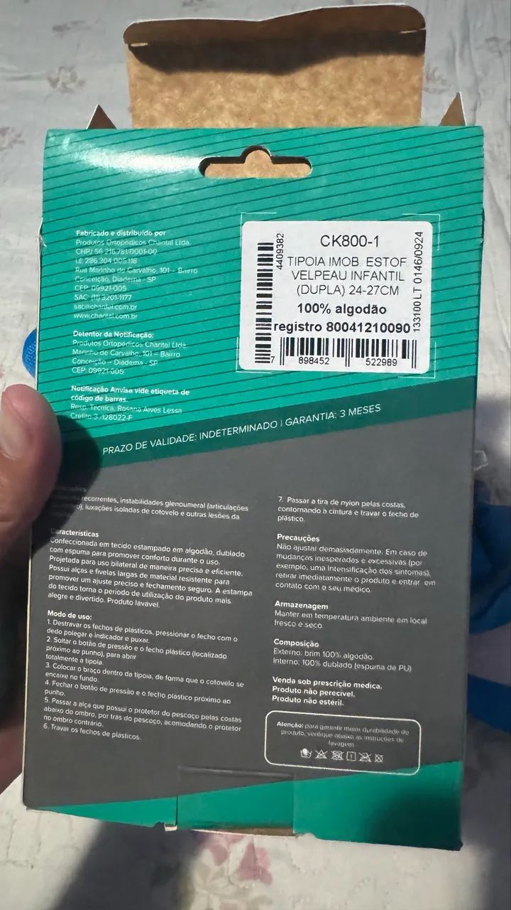 Tipoia imobilizadora estofada ( Dupla )  - Foto 5