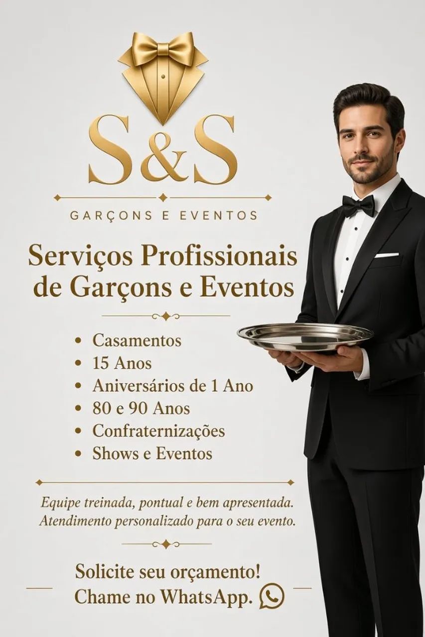 Garçom para eventos 