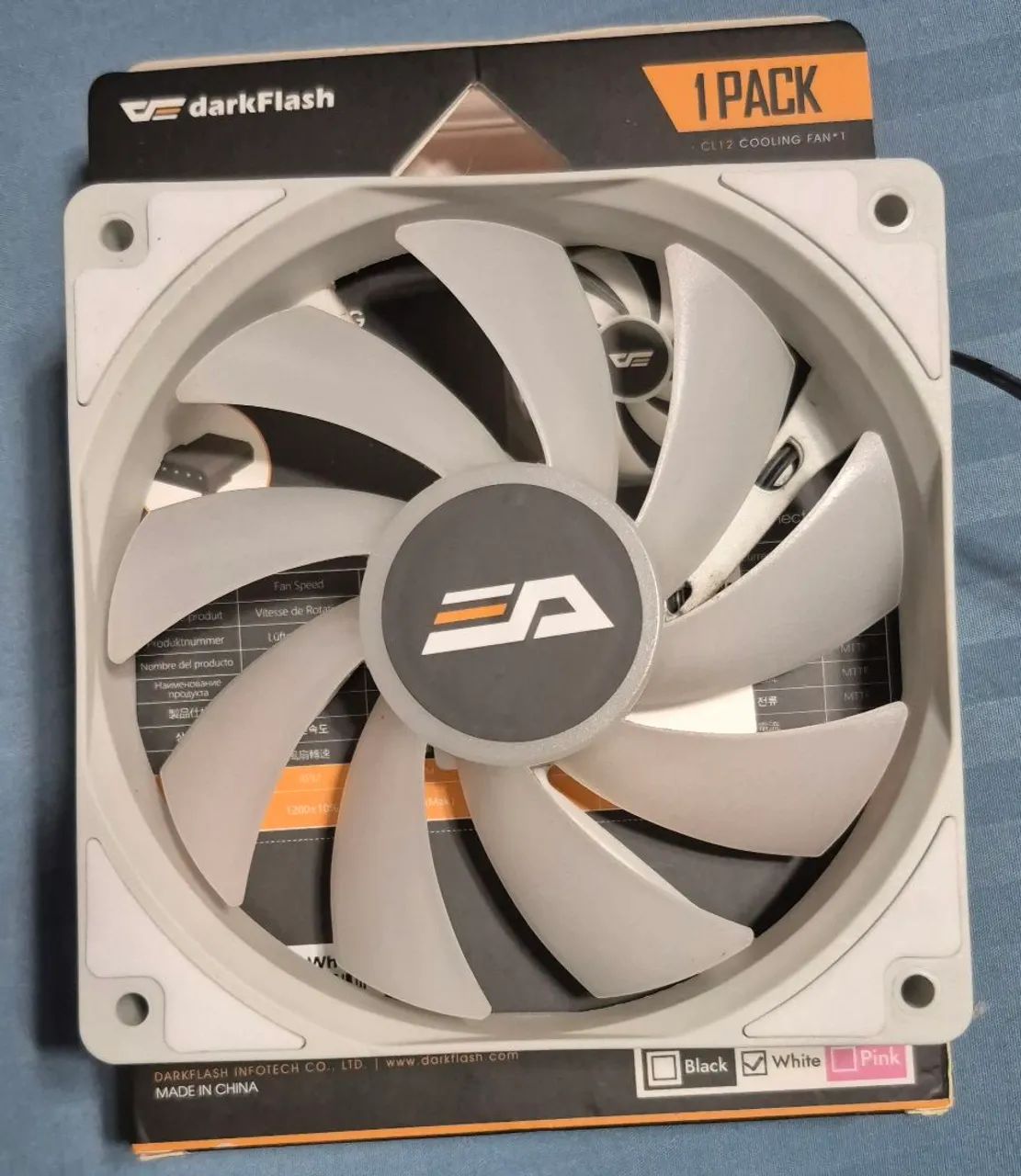 Kit Fans RGB Darkflash CL12 Branca - Foto 2