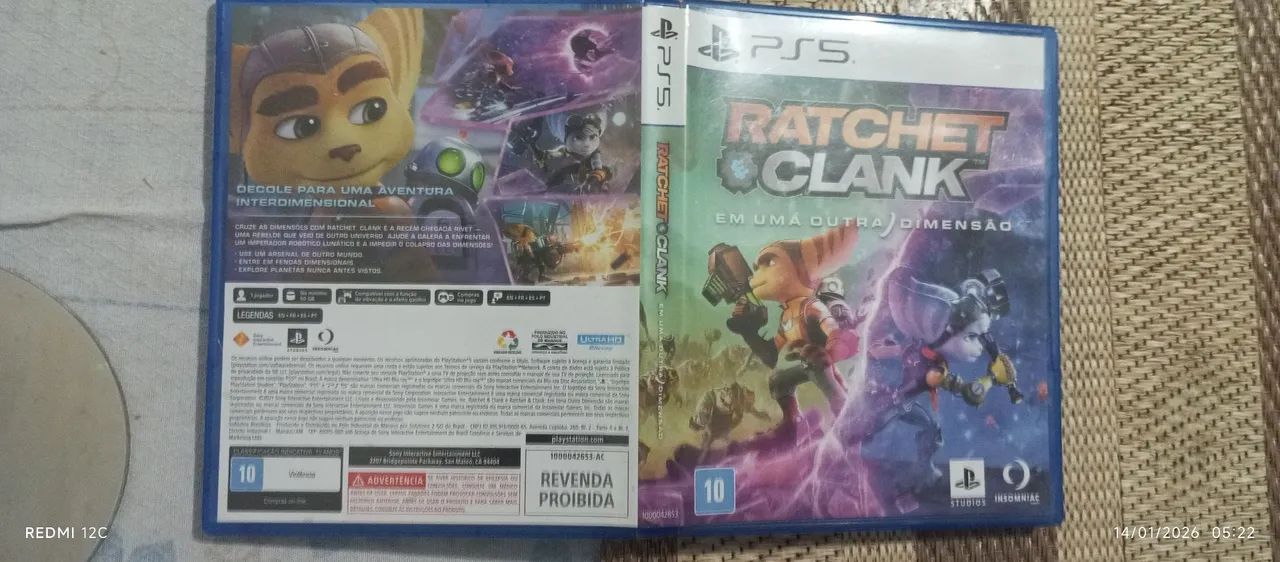 RATCHET CLANK EM OUTRA DIMENSÃO  MÍDIA FÍSICA PS5  - Foto 3