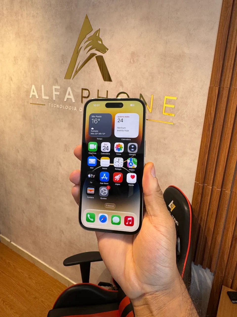 iPhone 14 Pro 128 (Dourado) | 90 dias de garantia  - Foto 3