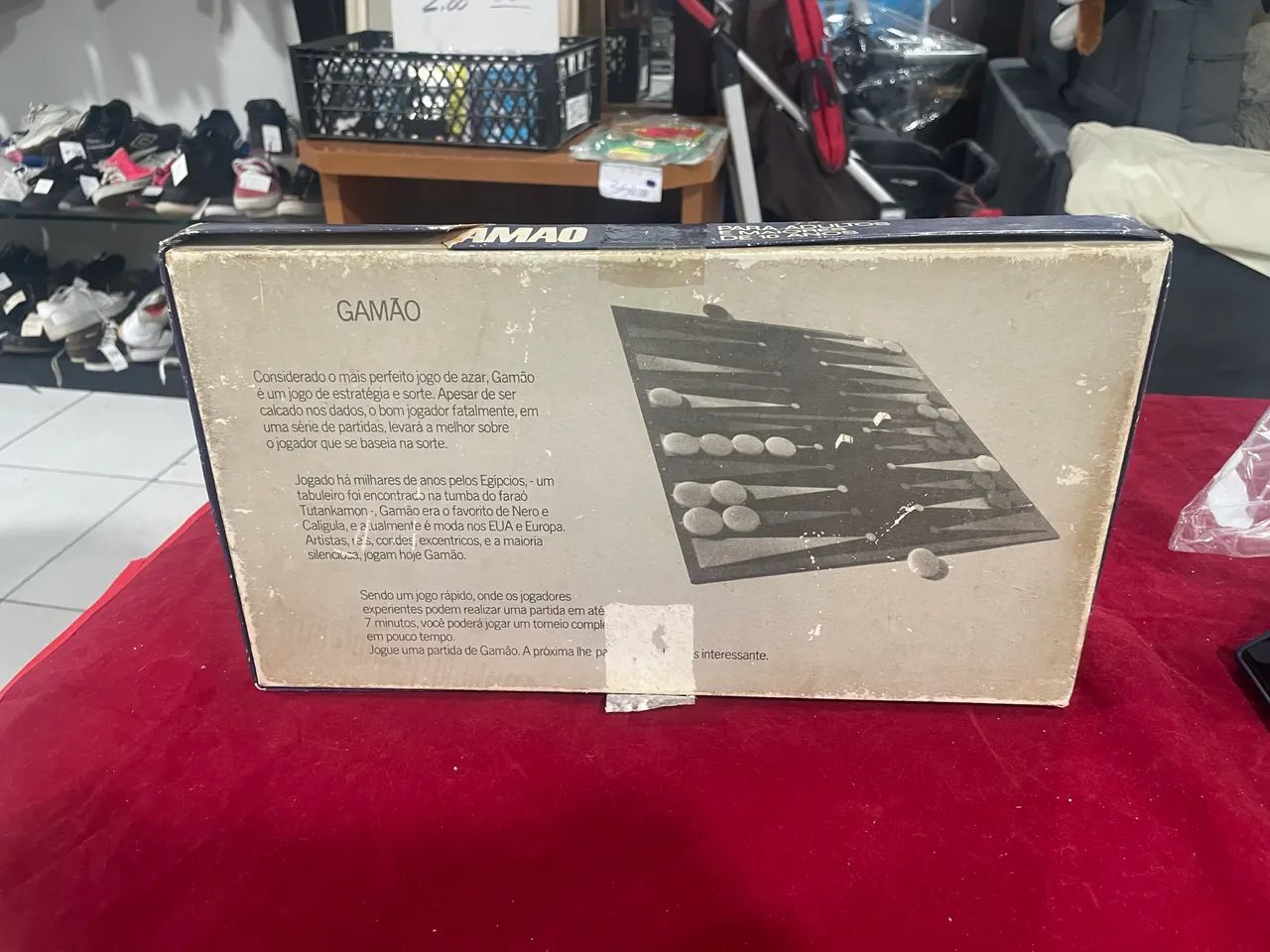 Brinquedo Jogo Gamão Completo - Foto 3